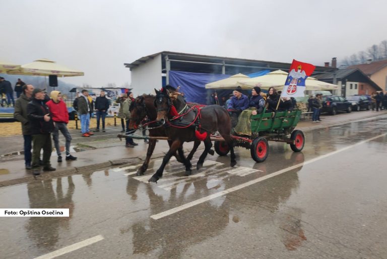 Sedmi put na Božić, u varošici Pecka, održana je manifestacija „Božićni konji“.