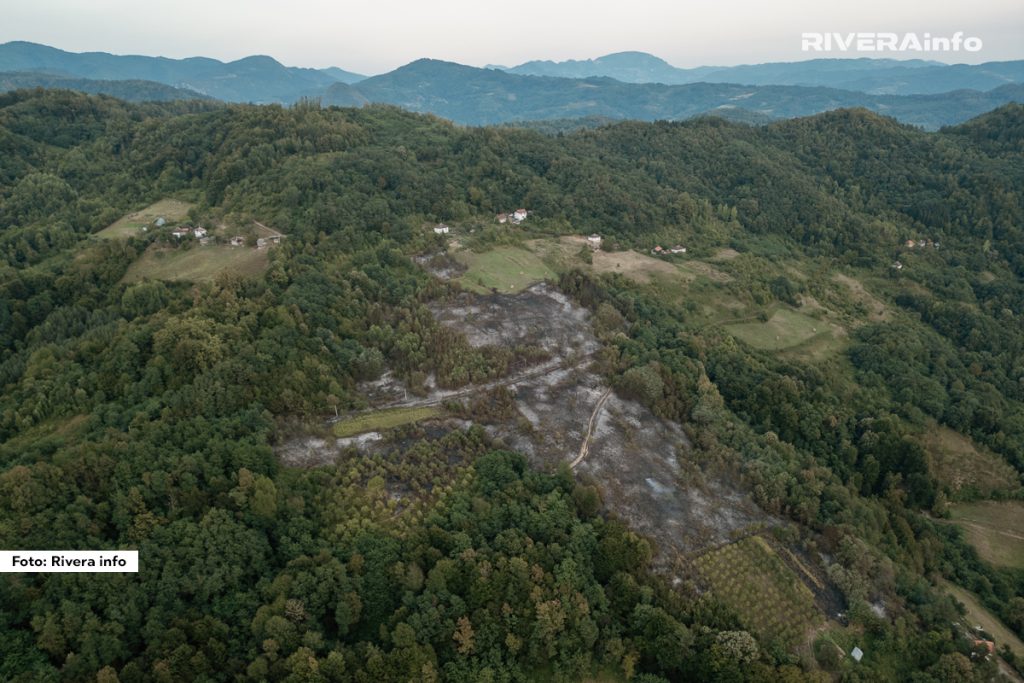 U Ljuboviji, u Mesnoj zajednici Uzovnica, zaseok Jelav, u utorak je nešto posle 15 časova izbio šumski požar. Usled visoke spoljne temperature vazduha i jakog vetra požar se brzo širio i zahvatio je površinu od oko 10 hektara. Goreo je korov i nisko rastinje po listopadnoj šumi i neobradivim njivama.