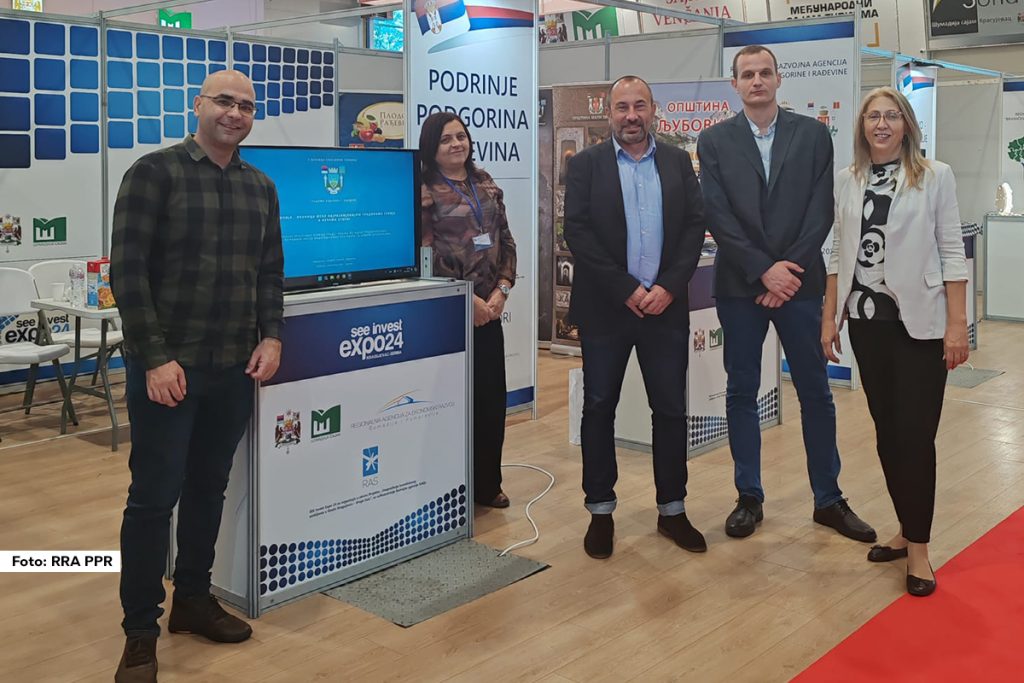 Regionalna razvojna agencija je sa predstavnicima osnivača, Grada Loznice, Opštine Ljubovija, Opštine Mali Zvornik, Opštine Krupanj, Opštine Bogatić i Opštine Osečina, učestvovala na jednodnevnoj sajamskoj manifestaciji “See Invest Expo 2024” na Šumadija sajmu u Kragujevcu, 04. oktobra 2024. godine.