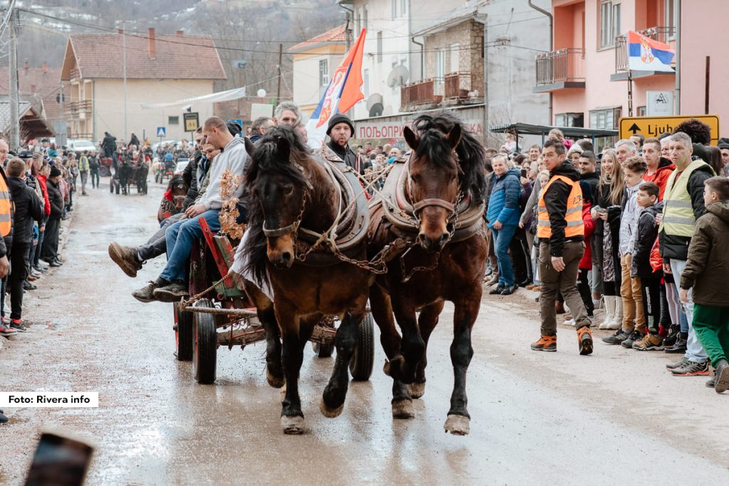 Tradicionalno, na najradosniji hrišćanski praznik Božić, u Peckoj je osmi put organizovana manifestacija "Božićni konji". Na ulice Pecke, sreću na svojim potkovicama donelo je 60 plemenitih životinja. Ovaj stari običaj da se na Božić izvode okićeni konji na ulice, oživeo je dr veterine Igor Rabat.
