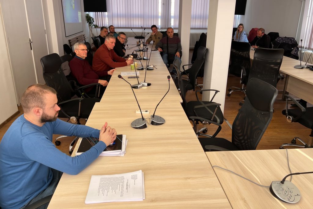 prva redovna sednica staba za vanredne situacije Ljubovija 2025 03