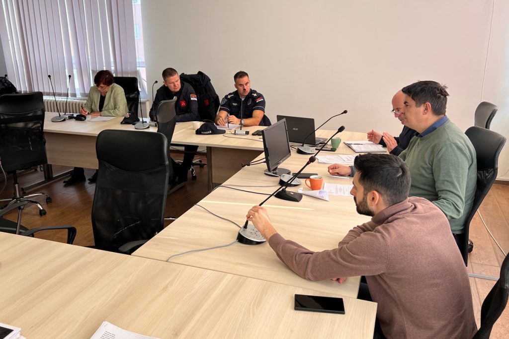 prva redovna sednica staba za vanredne situacije Ljubovija 2025 04