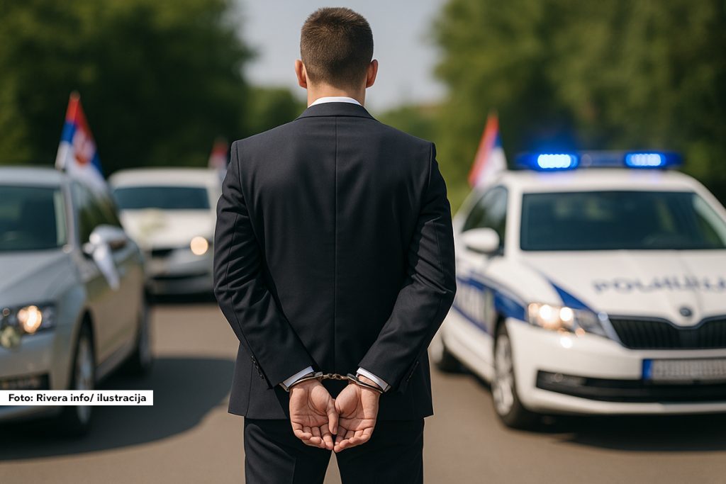 Prava drama odigrala se u Kragujevcu dok je svadbena povorka prolazila pored tržnog centra. Pripadnici kragujevačke policije su priveli jednog muškarca zbog sumnje da je tokom svadbenog veselja pucao iz pištolja i to navodno pod dejstvom alkohola.