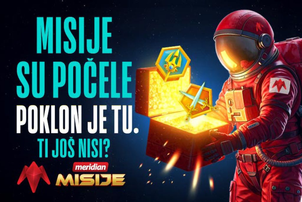 Meridian misije pretvaraju igru u avanturu punu izazova, poena i nagrada! I ono najvažnije – poeni stižu odmah, bez čekanja!