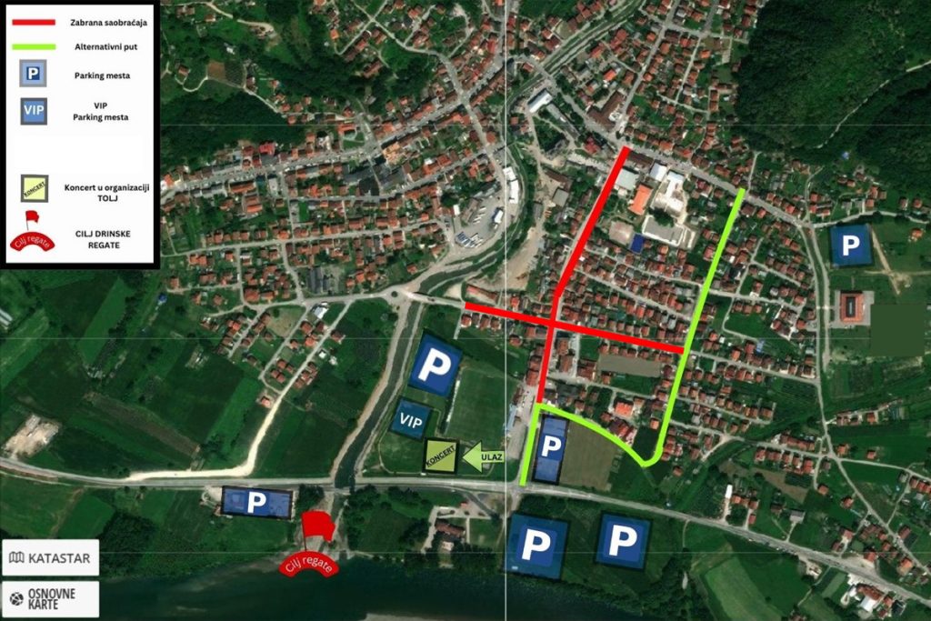 izmenjen rezim saobracaja u Ljuboviji Drinska regata 2025