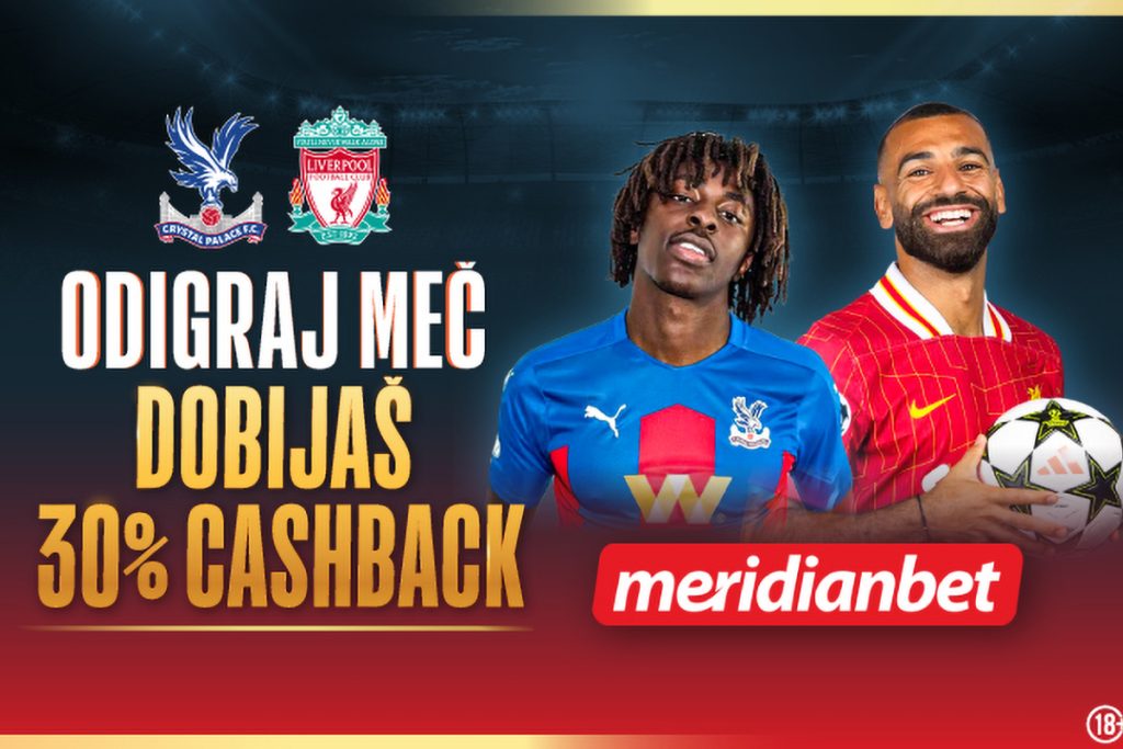 Englezi su tu, a iako Premijer liga još uvek nije startovala, Komjuniti šild je dovoljan razlog da se radujemo ovoj nedelji. Gledaćemo duel Kristal Palasa i Liverpula, dakle idealan par za novi tiket, a uz Meridian stižu i specijalne pogodnosti.
