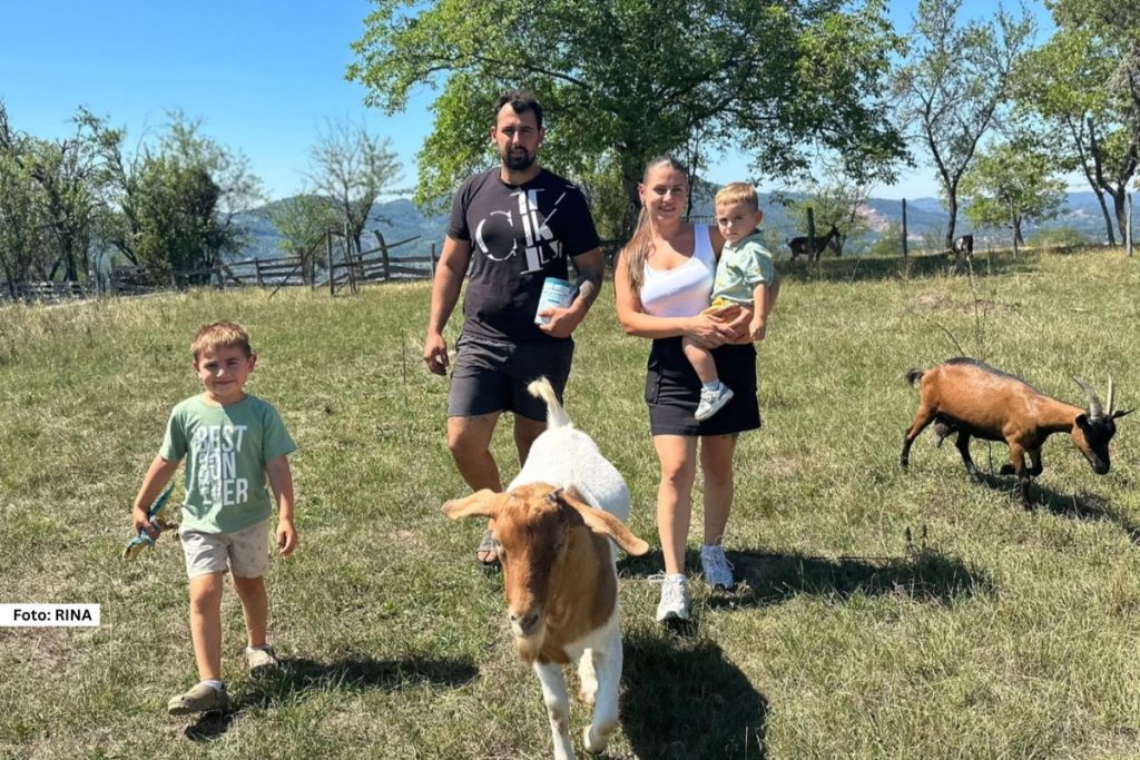 Seoski život kod Kosjerića izabrali su Mina i Jovan Vujanović, mladi bračni par iz Zemuna, koji su vreli asfalt prestonice zamenili zelenilom i mirom sela Brajkovići. Njihova odluka, kažu, bila je prvenstveno zbog dece, želeli su da odrastaju u prirodi, okruženi životinjama, zdravom hranom i čistim vazduhom.