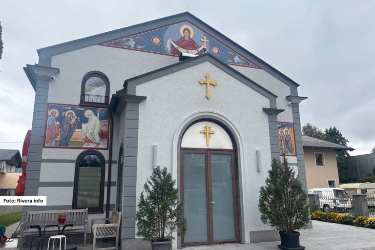 Srpska pravoslavna crkva u Salzburgu, posvećena Pokrovu Presvete Bogorodice, osnovana je neposredno nakon Drugog svetskog rata, oko 1945–1946. godine.