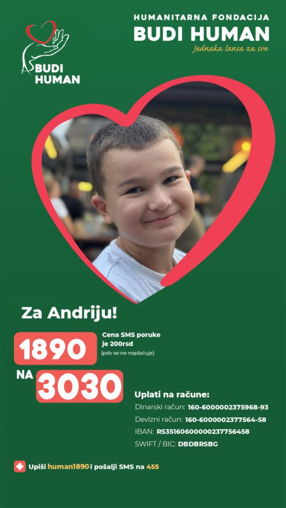 Za Andriju - Budi human