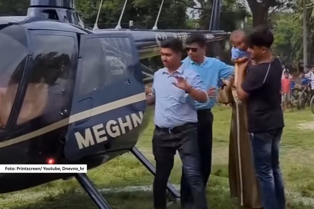 Nepalac iz dubrovačke Čistoće priredio je prizor o kome se danima priča, nakon što je helikopterom sleto u svoje rodno selo.