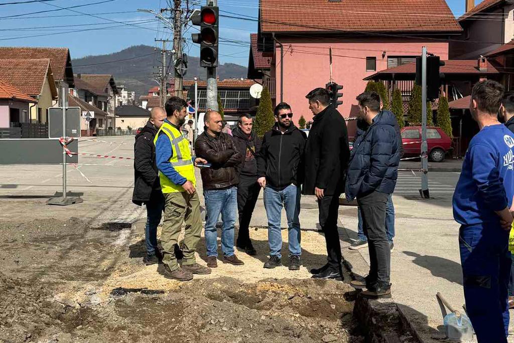 obilazak radova u Drinskoj ulici Rivera info februar 2