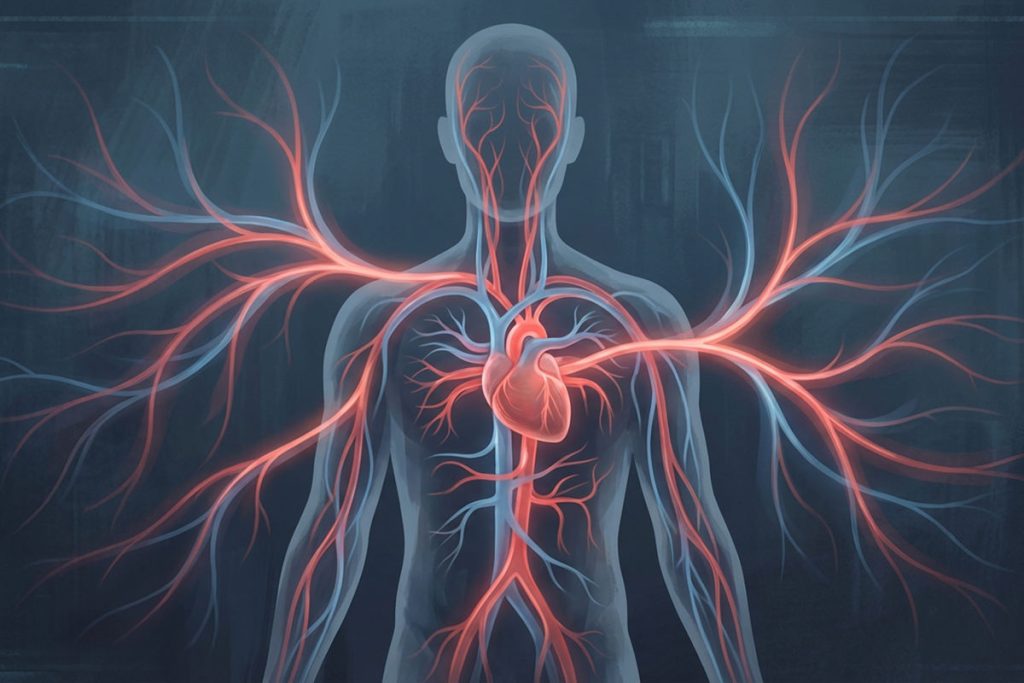 U ljudskom telu nalazi se ogromna mreža krvnih sudova koji prenose kiseonik i hranljive materije do svake ćelije.