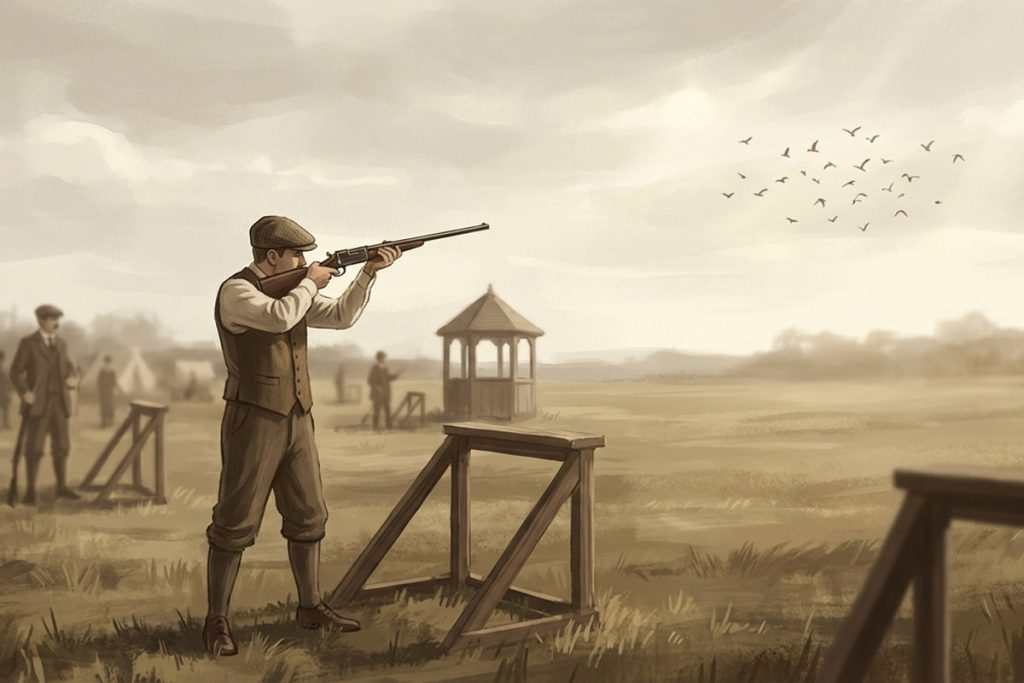 Na Olimpijskim igrama u Parizu 1900. godine održano je neobično takmičenje — gađanje živih golubova.