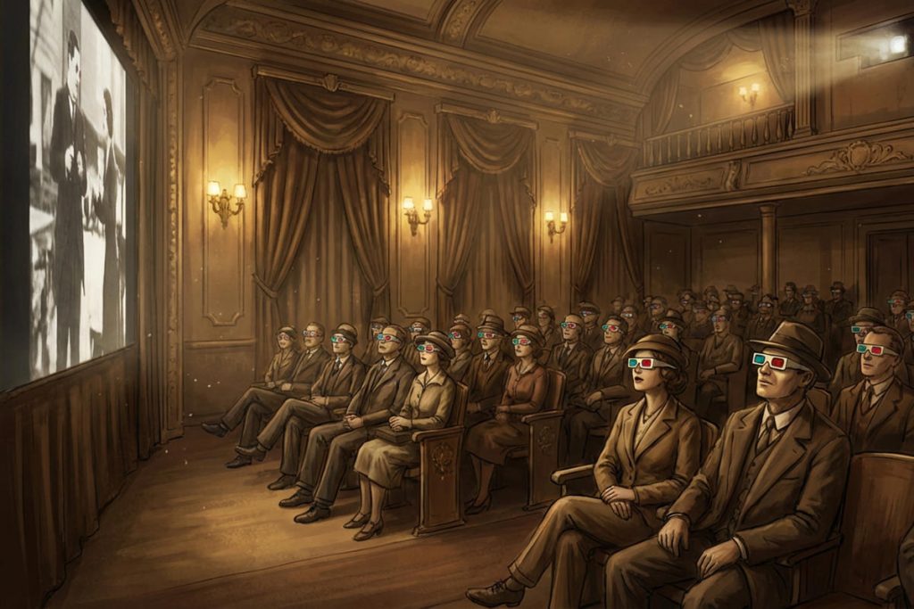 Ideja o trodimenzionalnom filmu mnogo je starija nego što se često misli.