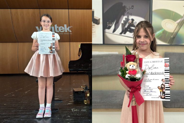 Učenice Muzičke škole „Vuk Karadžić” iz Ljubovije, Magdalena Stančić i Una Mladenović, ostvarile su zapažen uspeh na Festivalu „Isidor Bajić” u Novom Sadu, osvojivši prve nagrade u svojim kategorijama.